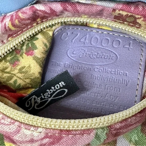 Brighton Leather Heart Small Tote Bag C740004 Cornflower Blue - Picture 5 of 15